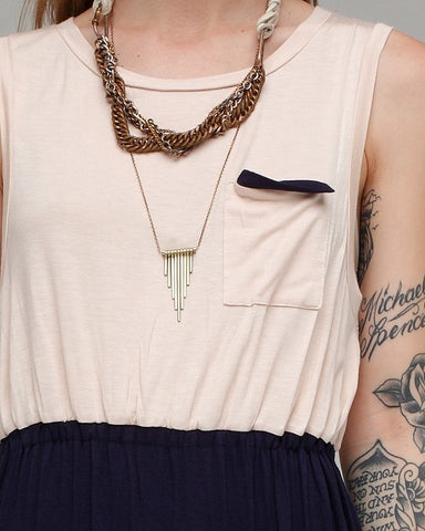Color Block Maxi