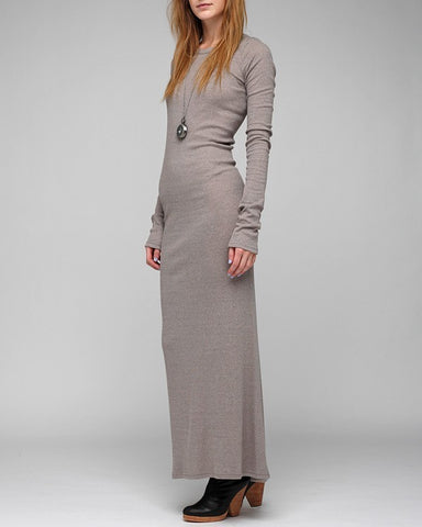 Long Sleeve Ribbed Dress